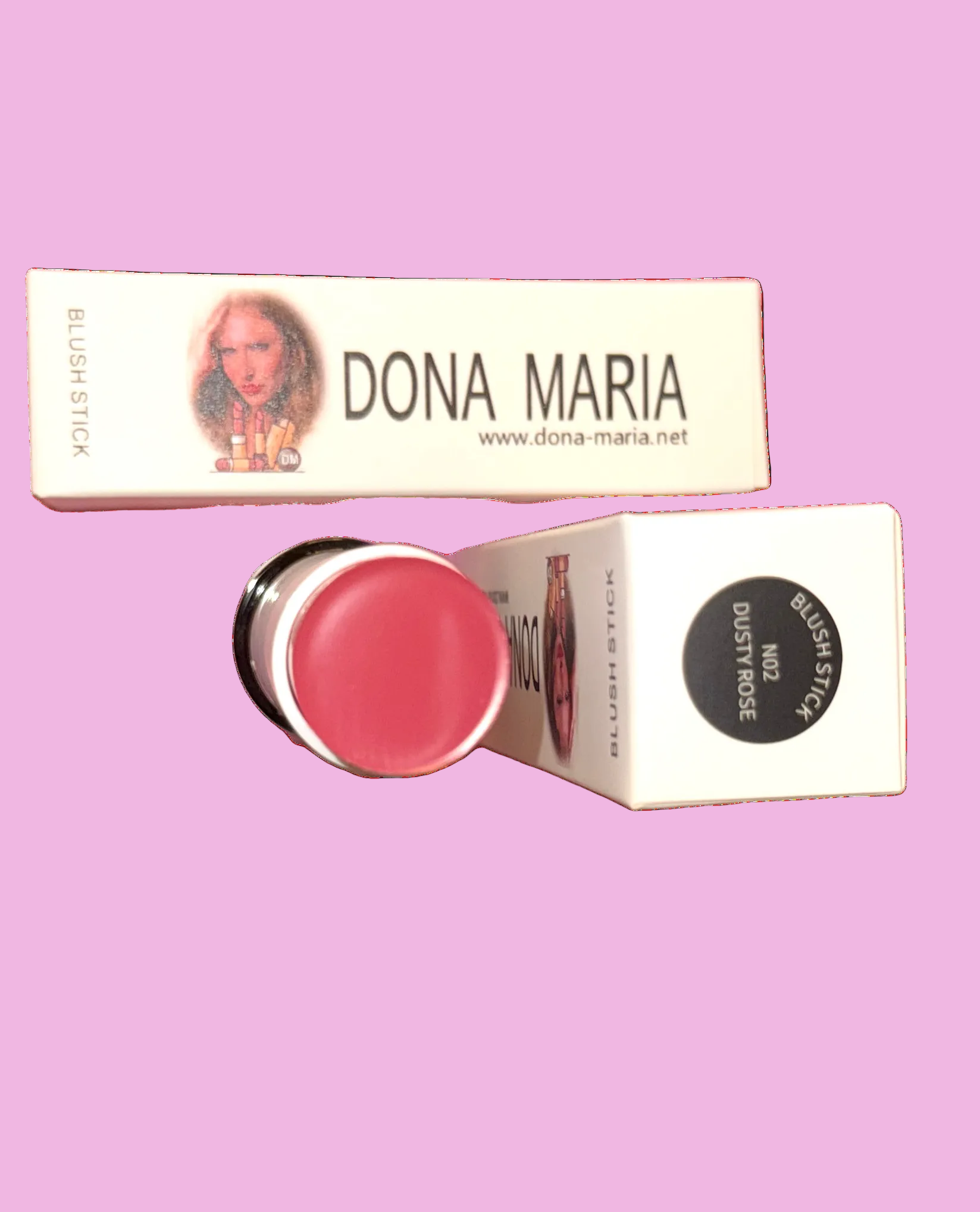 Creamy dual stick blush & brush