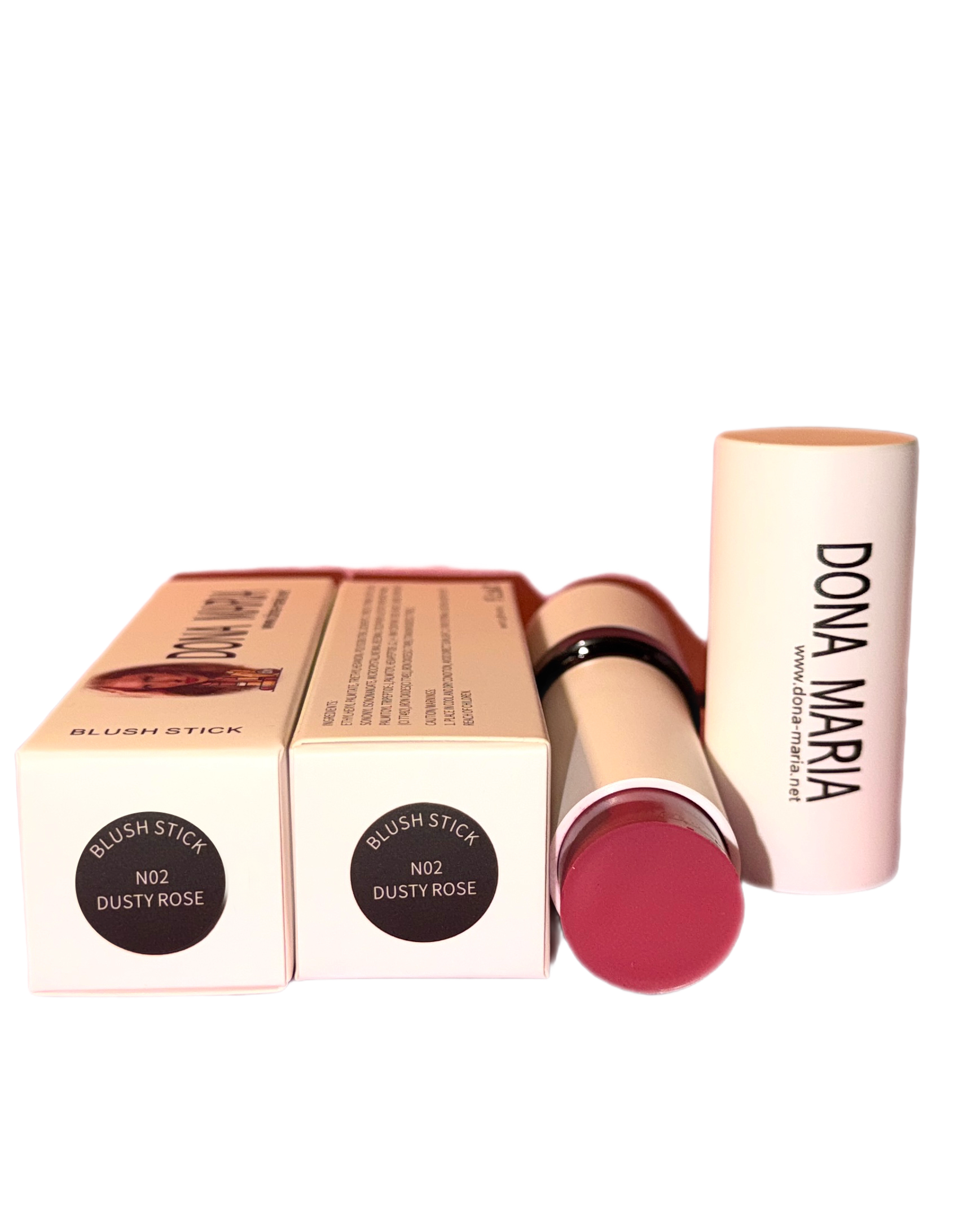 Creamy dual stick blush & brush